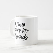 私はあなたの払い戻しなしバレンタインデーかわいい妻のギフト コーヒーマグカップ (正面左)