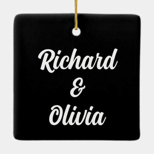 私はあなたの払い戻しなしバレンタインデーかわいい妻のギフト セラミックオーナメント (裏面)