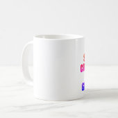 私はあなたの文法を黙って直している コーヒーマグカップ (正面左)