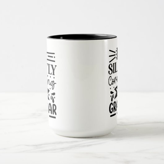 私はあなたの文法を黙って直している マグカップ (中央)