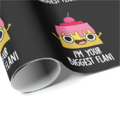 私はあなたの最も大きなフおもしろいランフードパン ラッピングペーパー (ロールコーナー)