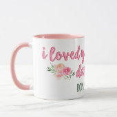 私はあなたの最も暗い//聖書の詩であなたを愛した マグカップ (左)