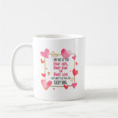 私はあなたの最初のデートの最初のキスの最初の愛ではない コーヒーマグカップ (左)