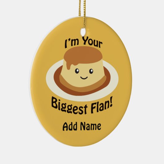 私はあなたの最大のフランだ セラミックオーナメント (右)