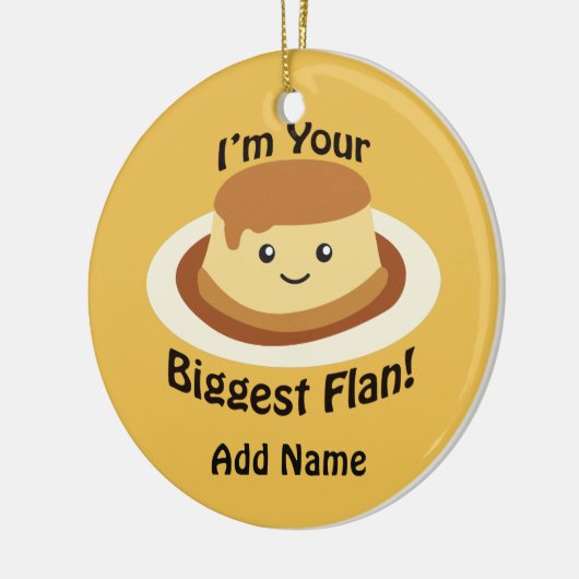 私はあなたの最大のフランだ セラミックオーナメント (左)