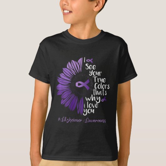 私はあなたの本当の色のハイマーハイマーの願いを見る Tシャツ (正面)