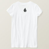 私はあなたの油ニーズを黙って評価している Tシャツ (デザイン裏面)