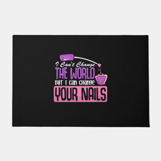 私はあなたの爪、 ネイルを変更できる ドアマット (正面)