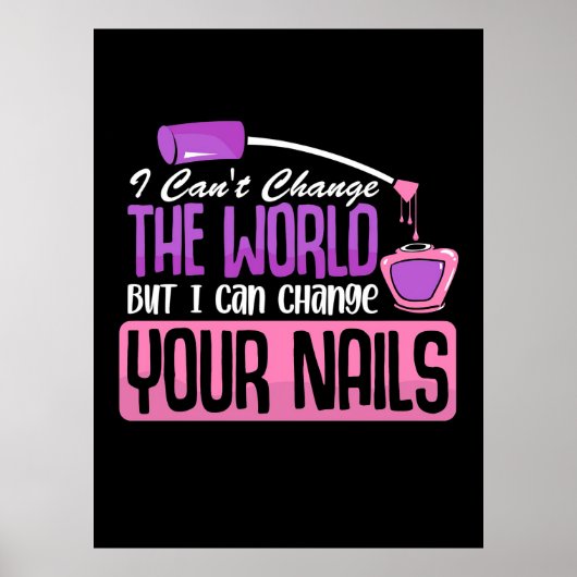 私はあなたの爪、 ネイルを変更できる ポスター (正面)