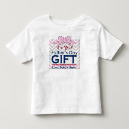 私はあなたの父の日のギフト|のおもしろいで新しいパパのいます トドラーTシャツ