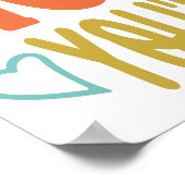 私はあなたの父の日の贈り物である母があなたは歓迎を言う ポスター (角)