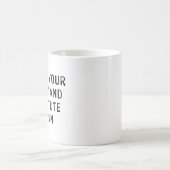 私はあなたの現実を拒絶します コーヒーマグカップ (中央)