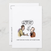 私はあなたの癌感じ漫画のハガキおもしろいーを知っている (正面/裏面)