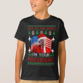 私はあなたの社長47thトランプ2024醜いクリスマス tシャツ (正面)