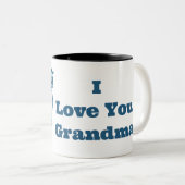 私はあなたの祖母が大好き ツートーンマグカップ (正面右)