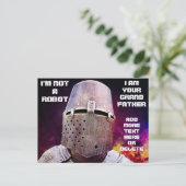 私はあなたの祖父はカスタマイズ可能おもしろいである ポストカード (スタンド正面)