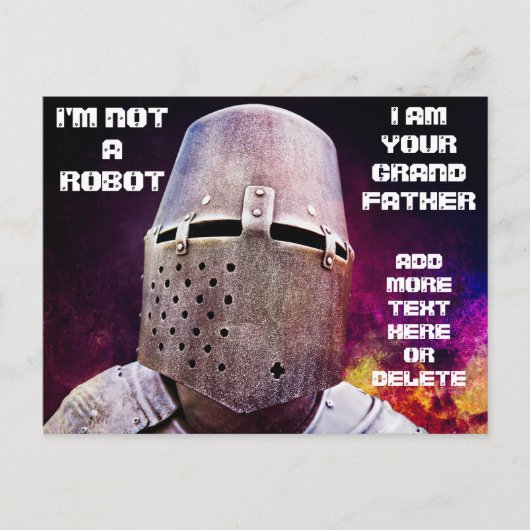私はあなたの祖父はカスタマイズ可能おもしろいである ポストカード (正面)