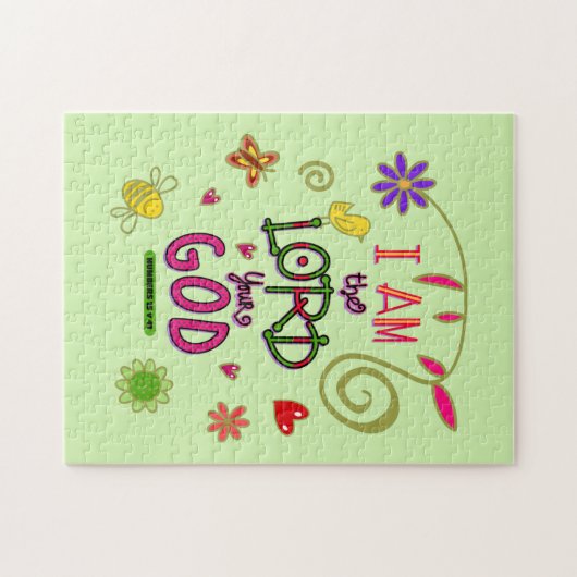 私はあなたの神の聖句の主である ジグソーパズル (横)