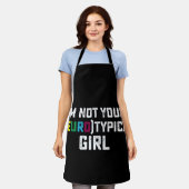 私はあなたの神経症的な女の子の自閉症の意識ではない エプロン (着用した状態)