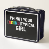 私はあなたの神経症的な女の子の自閉症の意識ではない メタルランチボックス (正面)