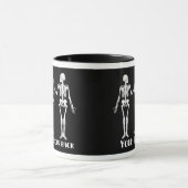 私はあなたの背部|をあなたの上腕骨-骨組持っています マグカップ (中央)