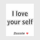 私はあなたの自分を愛している シール (シート)