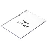 私はあなたの自分を愛している ノートブック (左側)