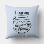 私はあなたの蜂蜜を欲しい クッション (裏面)