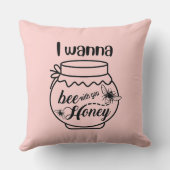 私はあなたの蜂蜜を欲しい クッション (裏面)