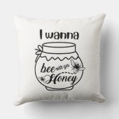 私はあなたの蜂蜜を欲しい クッション (裏面)