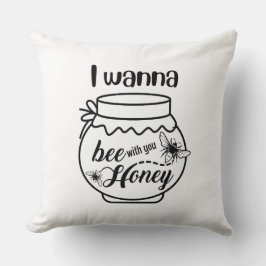 私はあなたの蜂蜜を欲しい クッション