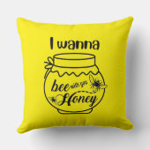私はあなたの蜂蜜を欲しい クッション (裏面)