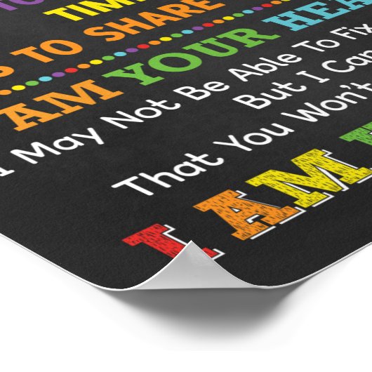 私はあなたの衛生補佐官のポスターだ ポスター (角)