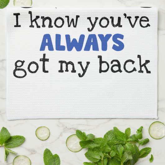 私はあなたの袋から出ていないが、私はあなたが持っていることを知っている キッチンタオル (折り畳み)