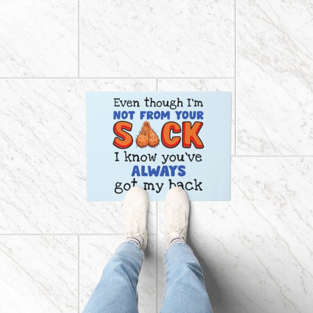 私はあなたの袋から出ていないが、私はあなたが持っていることを知っている ドアマット (室内)