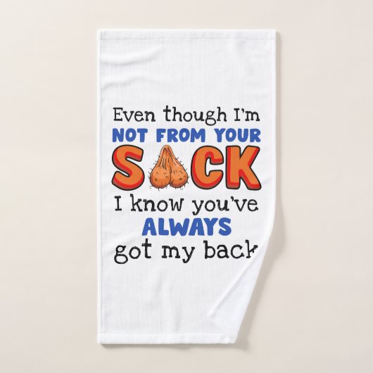 私はあなたの袋から出ていないが、私はあなたが持っていることを知っている バスタオルセット (ハンドタオル)