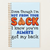 私はあなたの袋から出ていないが、私はあなたが持っていることを知っている プランナー手帳 (正面)