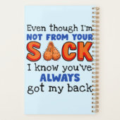 私はあなたの袋から出ていないが、私はあなたが持っていることを知っている プランナー手帳 (裏面)