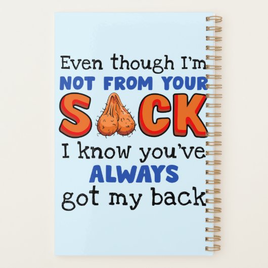 私はあなたの袋から出ていないが、私はあなたが持っていることを知っている プランナー手帳 (裏面)