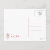 私はあなたの言葉が大好きです ポストカード (裏面)