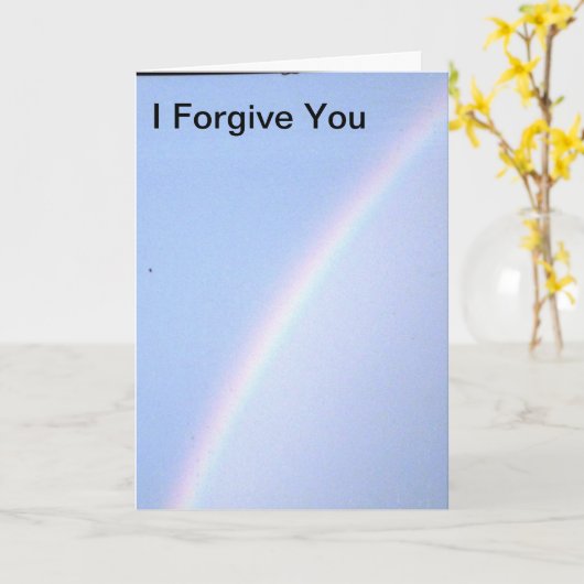 私はあなたの詩を許す カード (黄色い花)