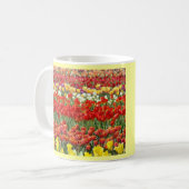 私はあなたの誇りを持ったです! コーヒーカップのマグのチューリップの花 コーヒーマグカップ (正面左)