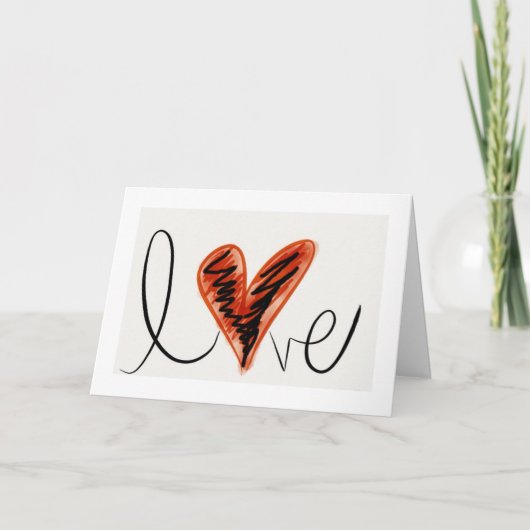 私はあなたの誕生日と毎日が好き カード (正面)