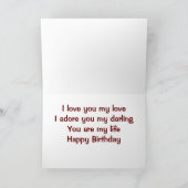 私はあなたの誕生日カードを愛している多くの方法 カード (内部)