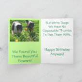 私はあなたの誕生日-おもしろカード カード (内部)