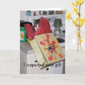 私はあなたの贈り物を調べた カード (黄色い花)