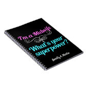 私はあなたの超出力のかわいいカスタムはである何、助産婦です ノートブック (右側)