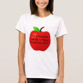 私はあなたの超出力のワイシャツはである何先生です Tシャツ (正面)