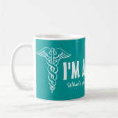 私はあなたの超出力の大きいコーヒー・マグはである何ナースです コーヒーマグカップ (左)