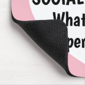 私はあなたの超出力のmousepadはである何ソーシャルワーカーです マウスパッド (コーナー)